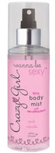 Body Spray - Crazy Girl - Mist Pink Cupcake - 6 oz.